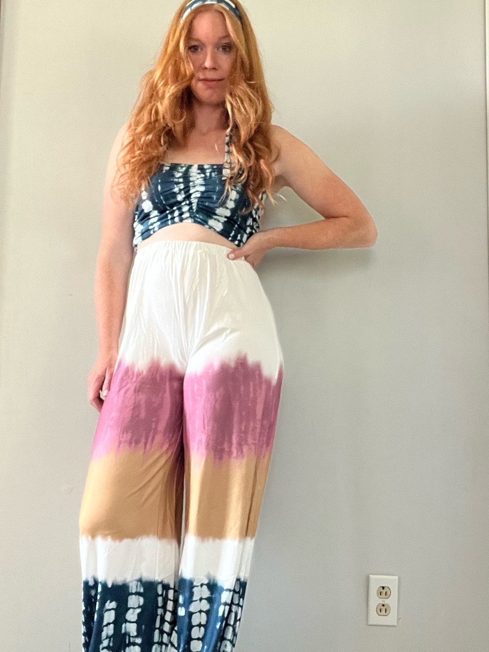 Dress Day | Tie Dye Matching Set with Headband